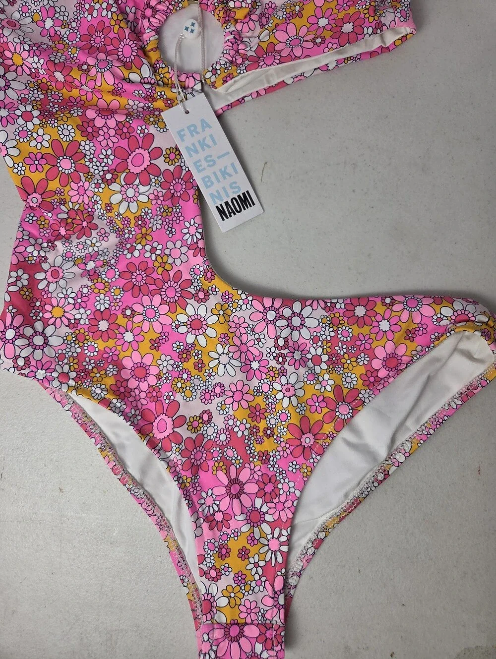 NWT Frankies Bikinis x Naomi Osaka Seraphina One Piece Swimsuit Sweet Pea Small